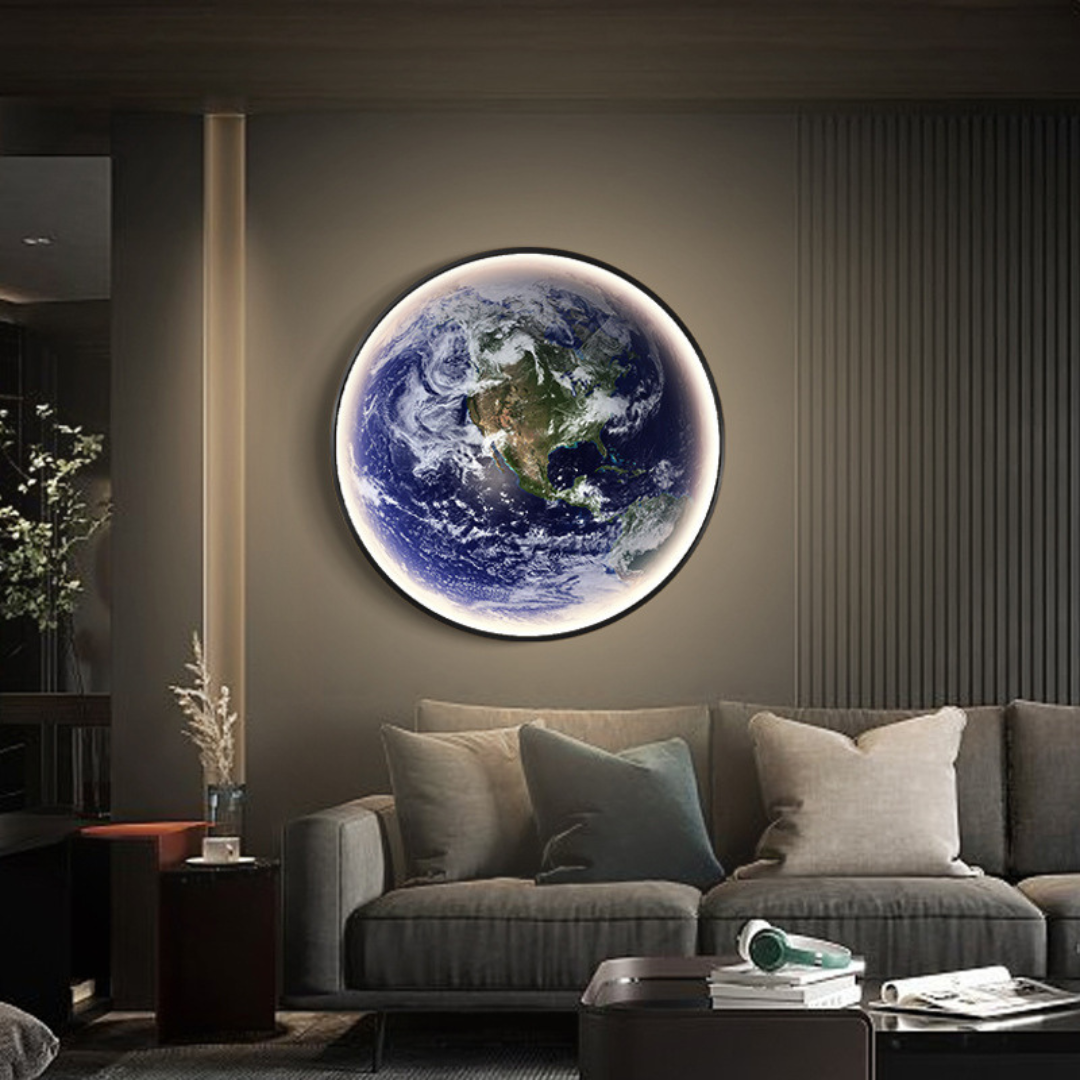 Stylish Moon Phase LED Wall Light