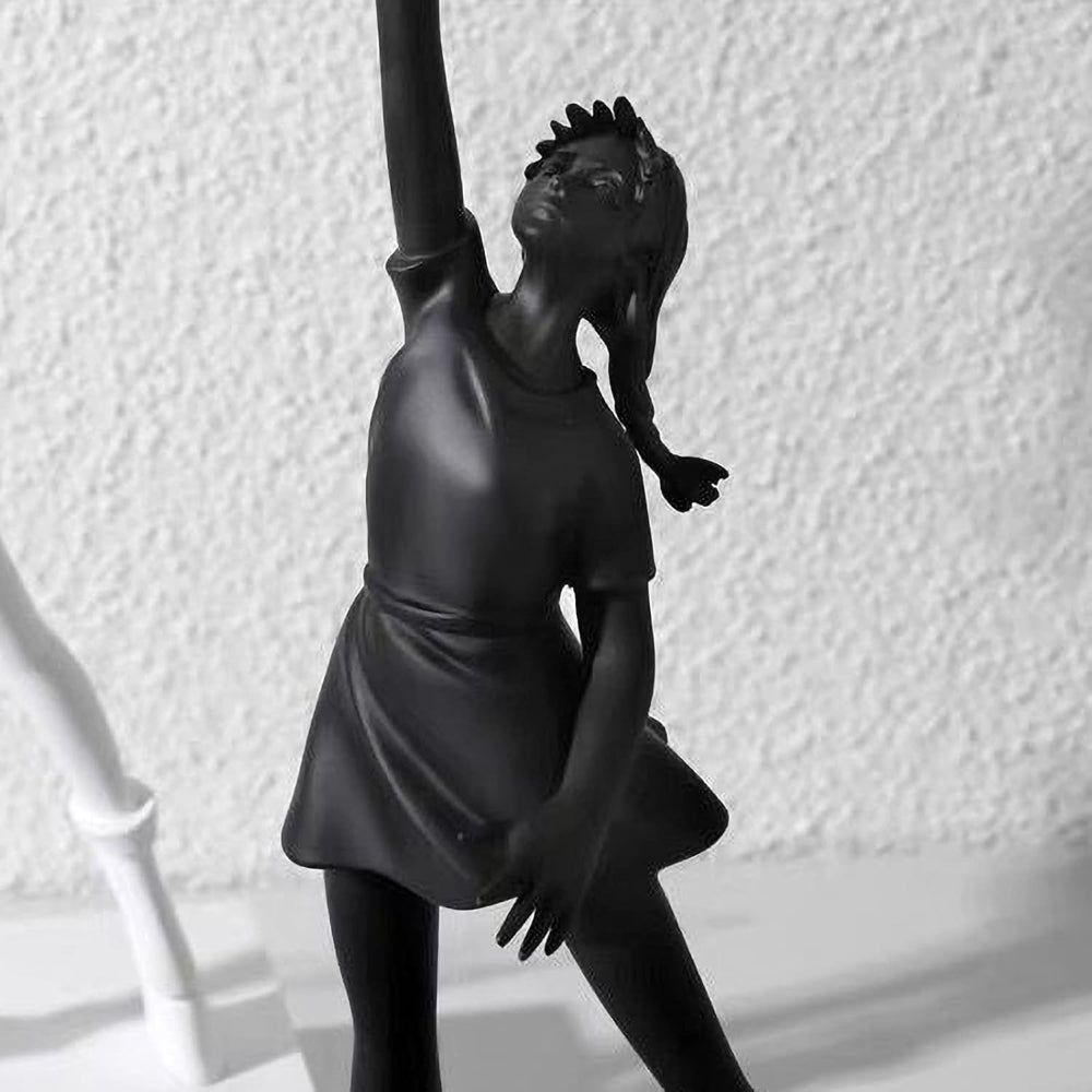 Colorful Female Figurine Balloon Art Home Decoration