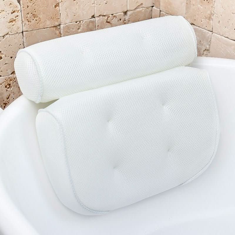 Comfortable Bath Pillow for Neck and Head Rest
