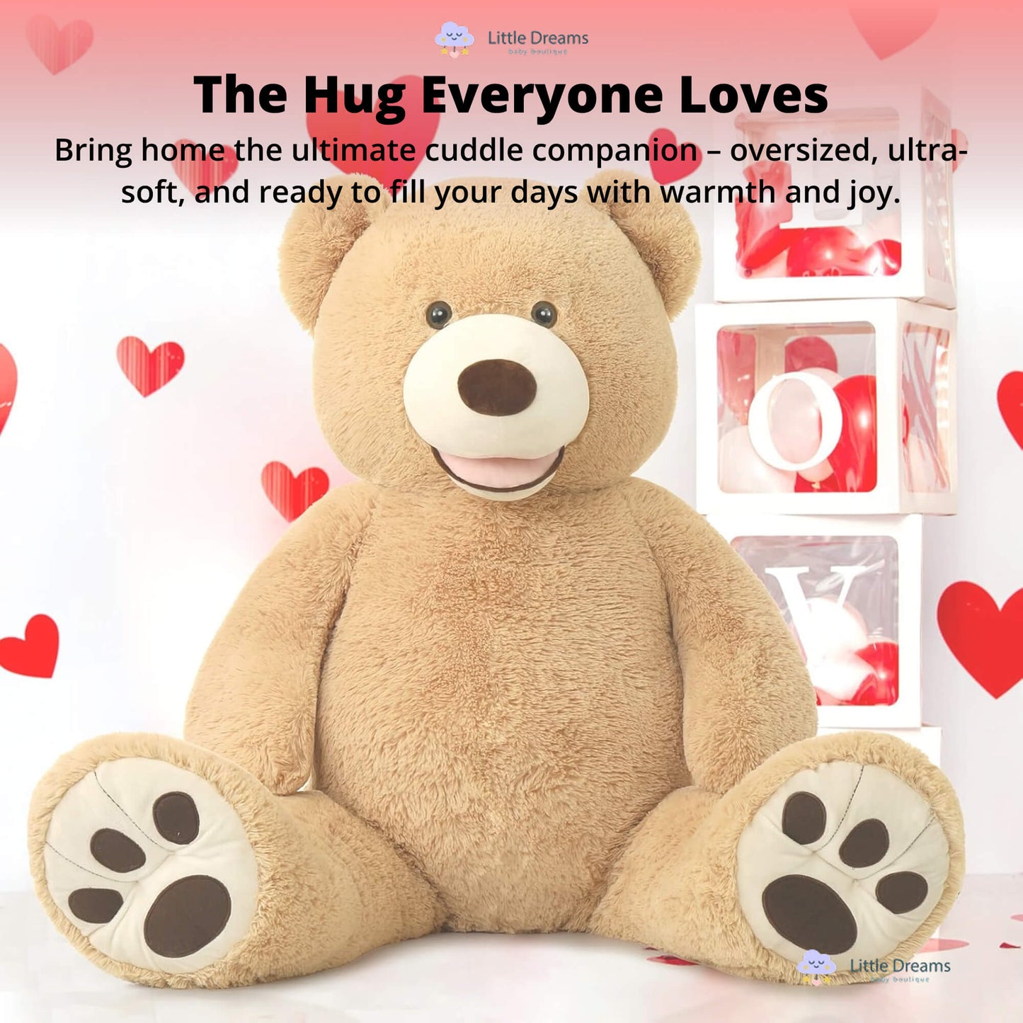 Large Plush Teddy Bear