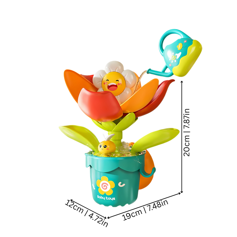 Colorful Floral Splash Lamp