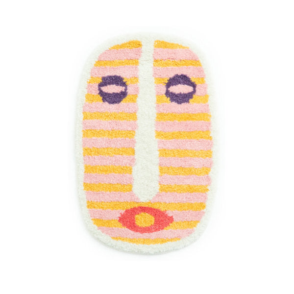 Colorful Face Non-Slip Bath Mat