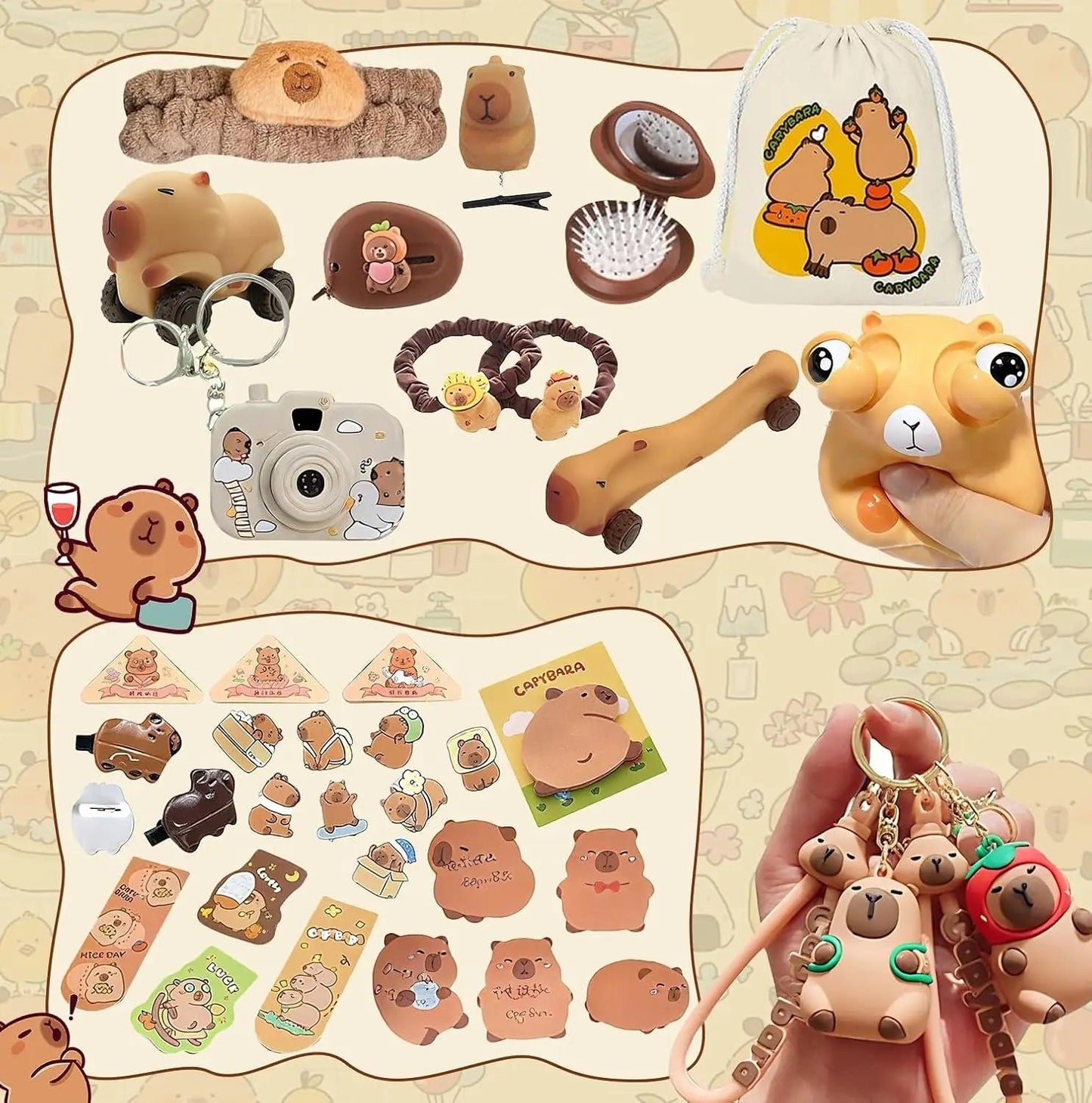 CapybaraJoy | Delightful Festive Advent Calendar for Kids with Surprises 1