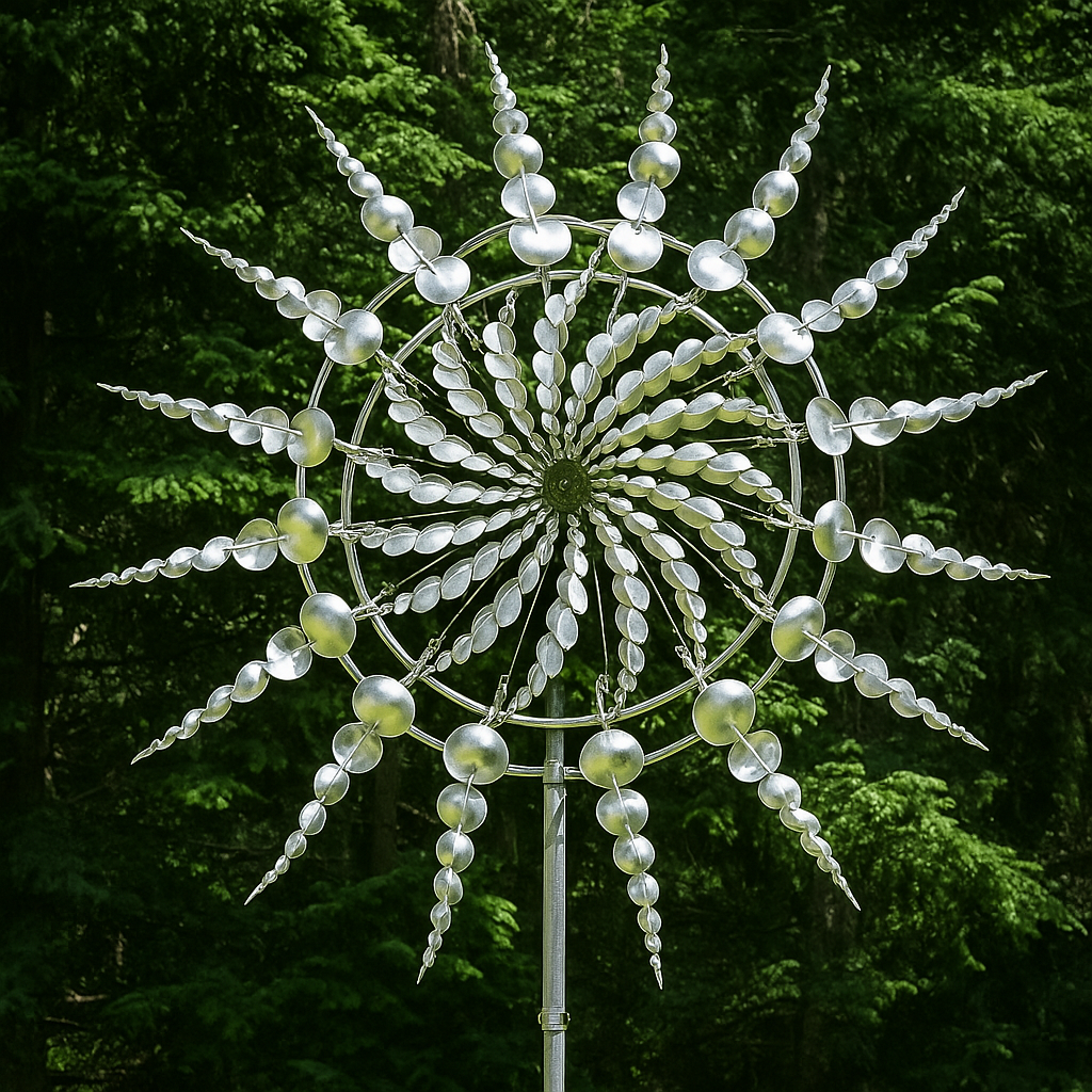Decorative Outdoor Metal Windmill Garden Spinner