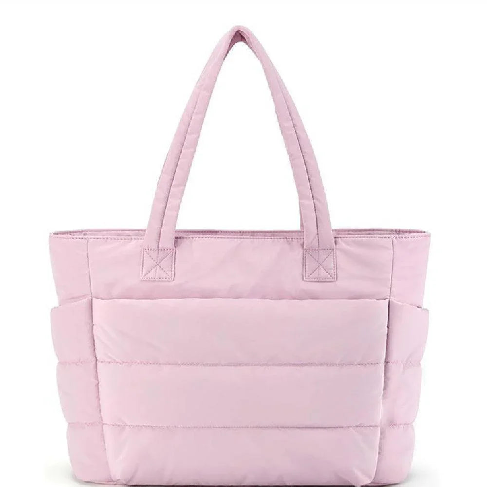 Soft Padded Tote Bag – Women's Lightweight Quilted Handbag