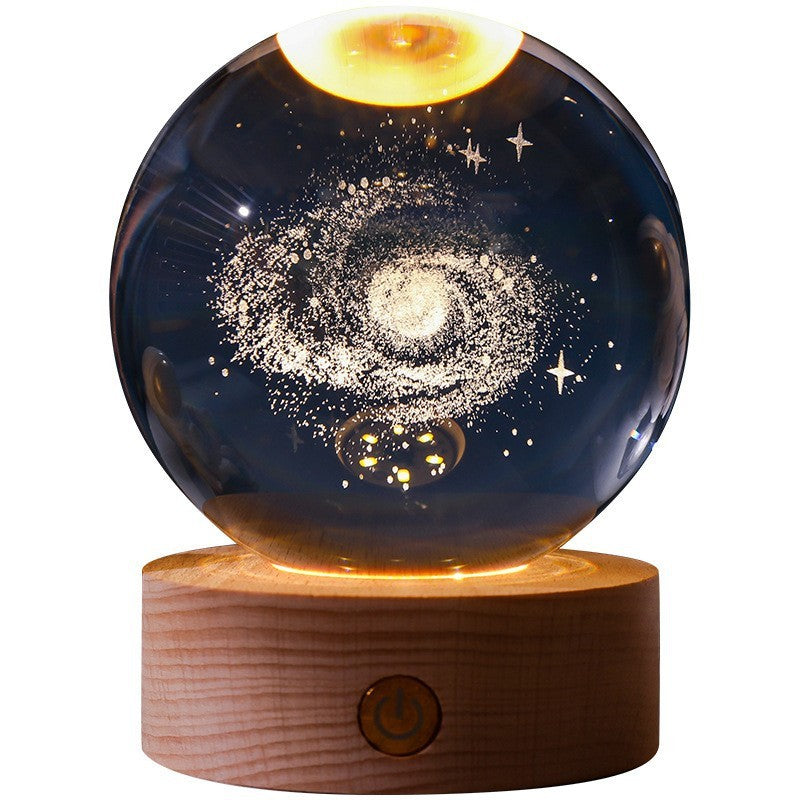 Colorful 3D LED Night Light with Cosmic Effect