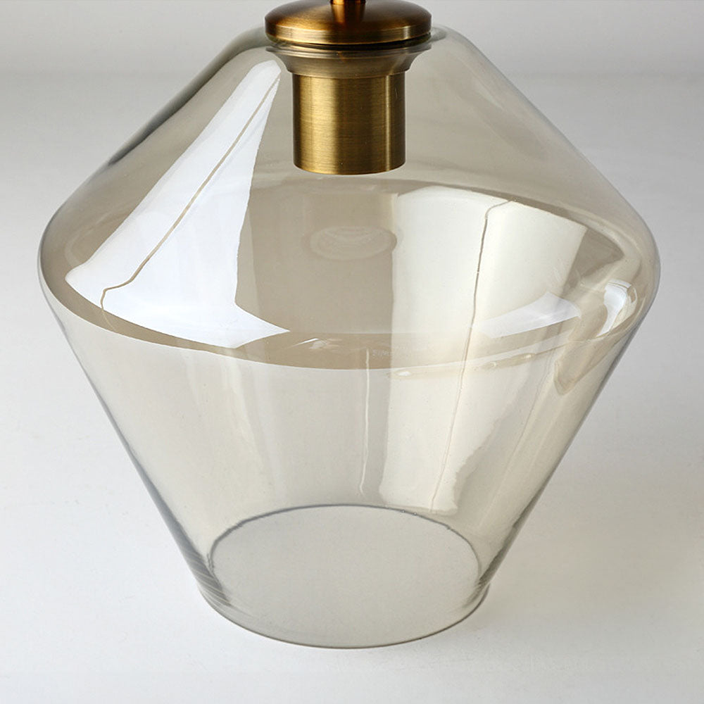 Edgy Metal Pendant Lamp with Abstract Shade