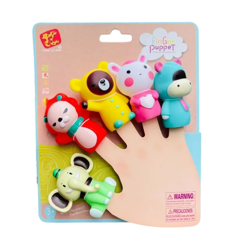 Colorful Finger Puppets Friends