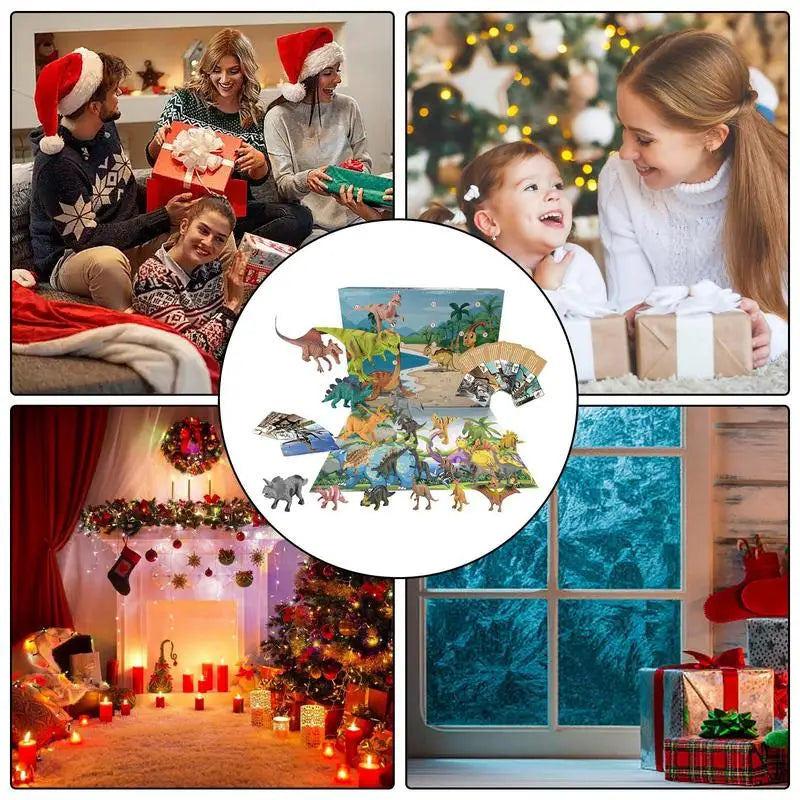 DinoDelight | Colorful Interactive Dinosaur Advent Calendar for Kids 3