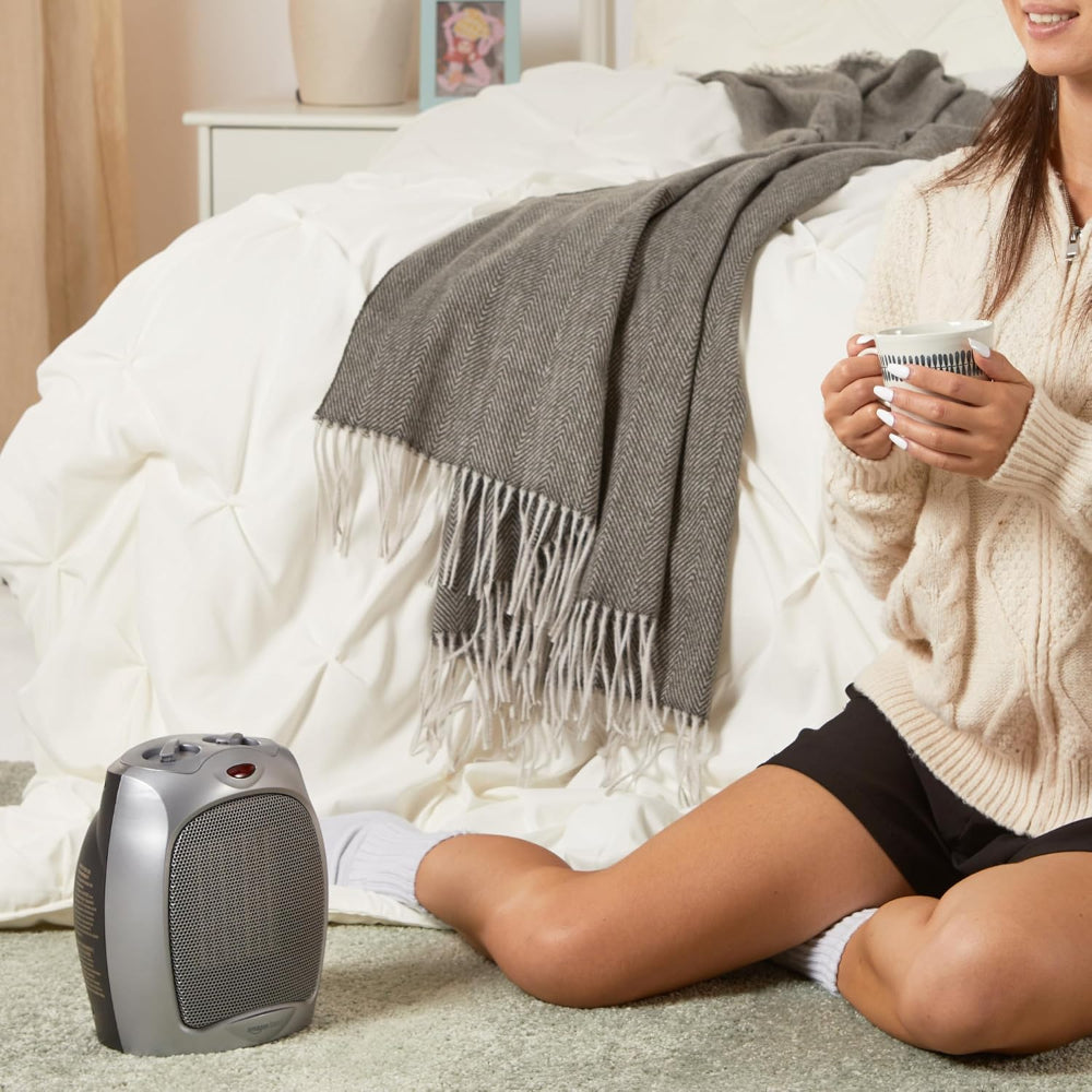 Electric Space Heater Portable Ceramic Indoor Heater Thermostat Control 6