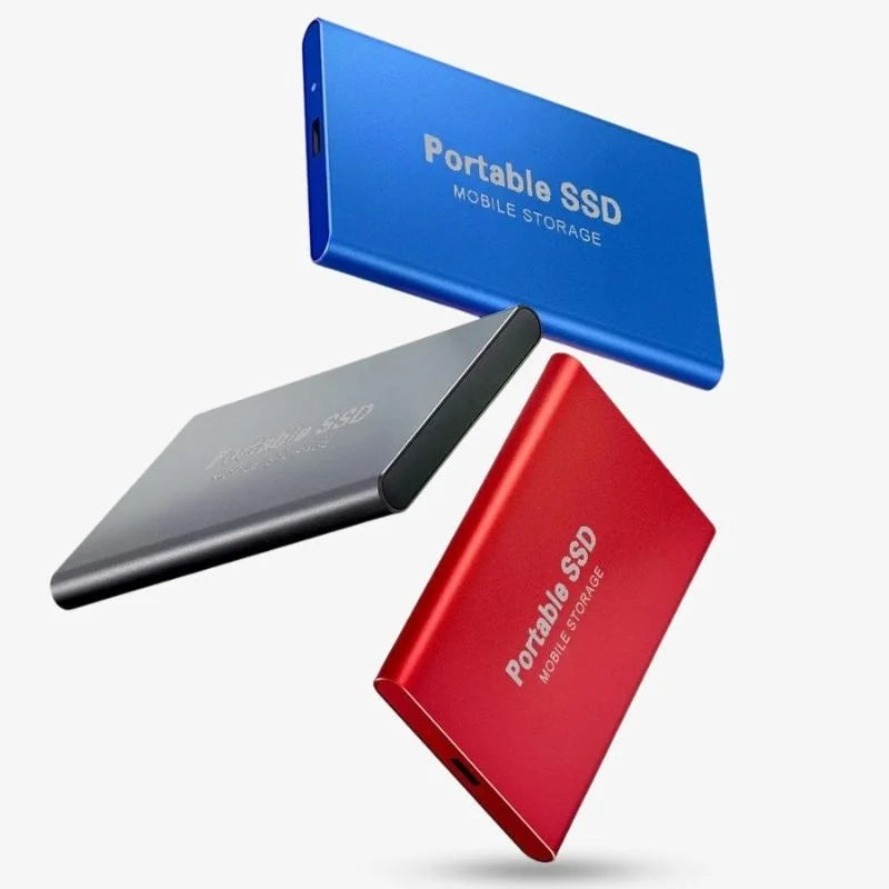 External SSD Drive Aluminum Portable Storage 8