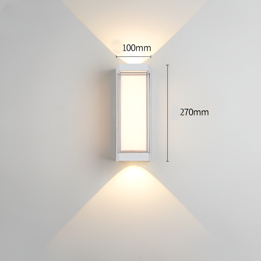 Simple Modern Outdoor LED Wall Sconce Light