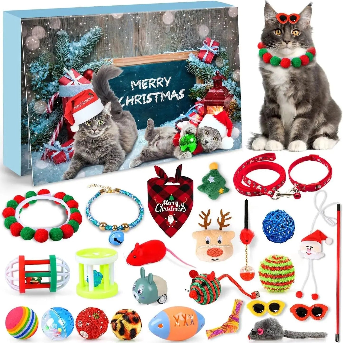 FelineFest | Engaging Interactive Cat Advent Calendar with Toys 6