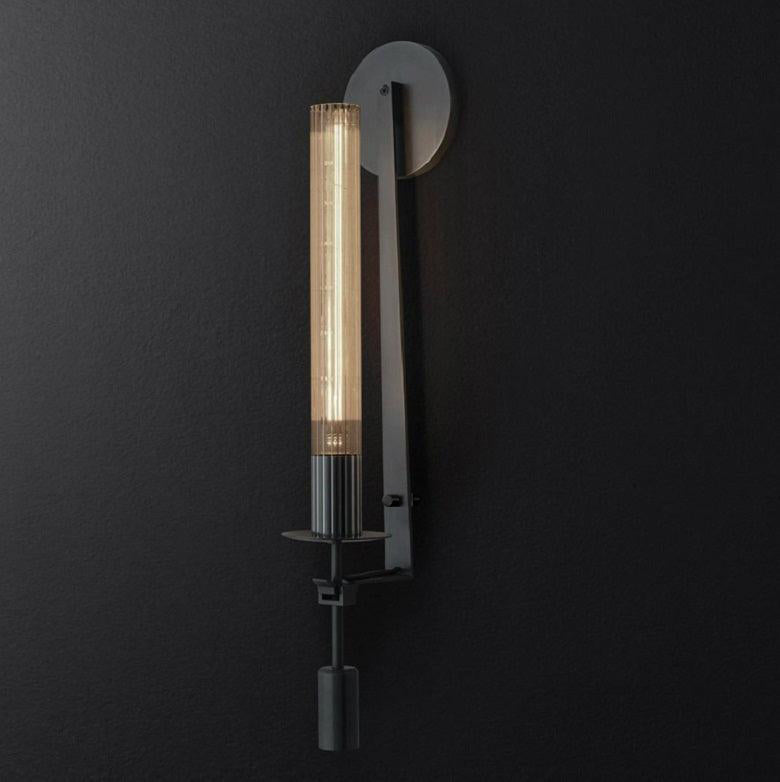 Vintage Style Glass Wall Light