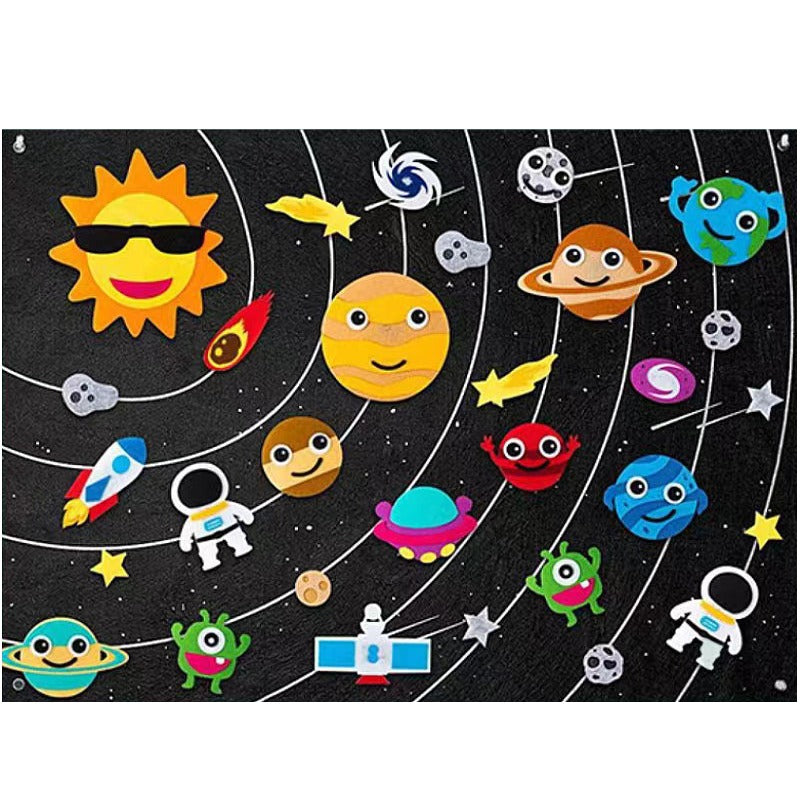 Colorful Felt Decor Art