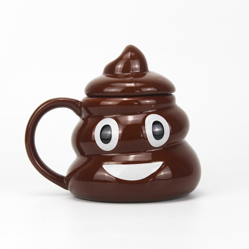 Funny Poop Emoji Coffee Mug - Fesara