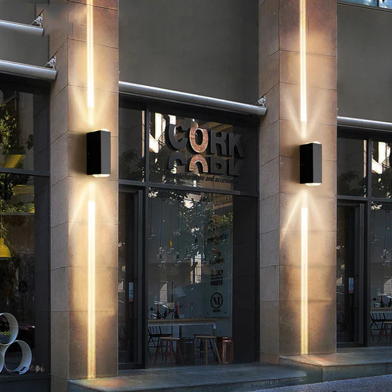 Outdoor LED Wall Light Virelo Beam Waterproof Aluminium