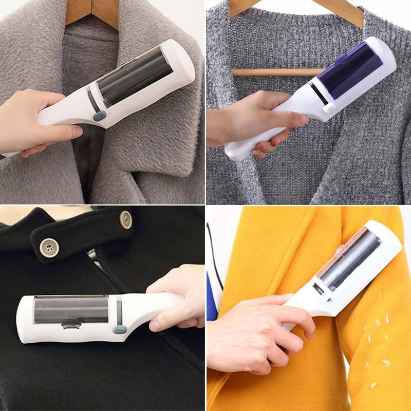 Pet Hair Remover Roller with Electrostatic Brush