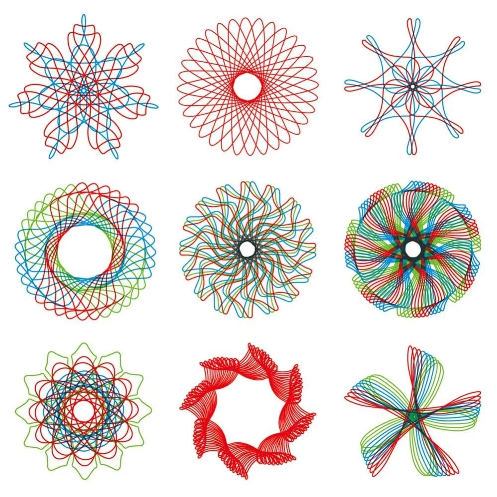 Fesara Spirograph Art Kit - Precise Creative Fun