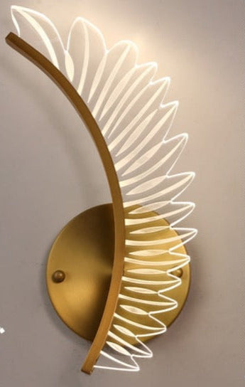 Shine Bright Gold Accent Wall Lamp