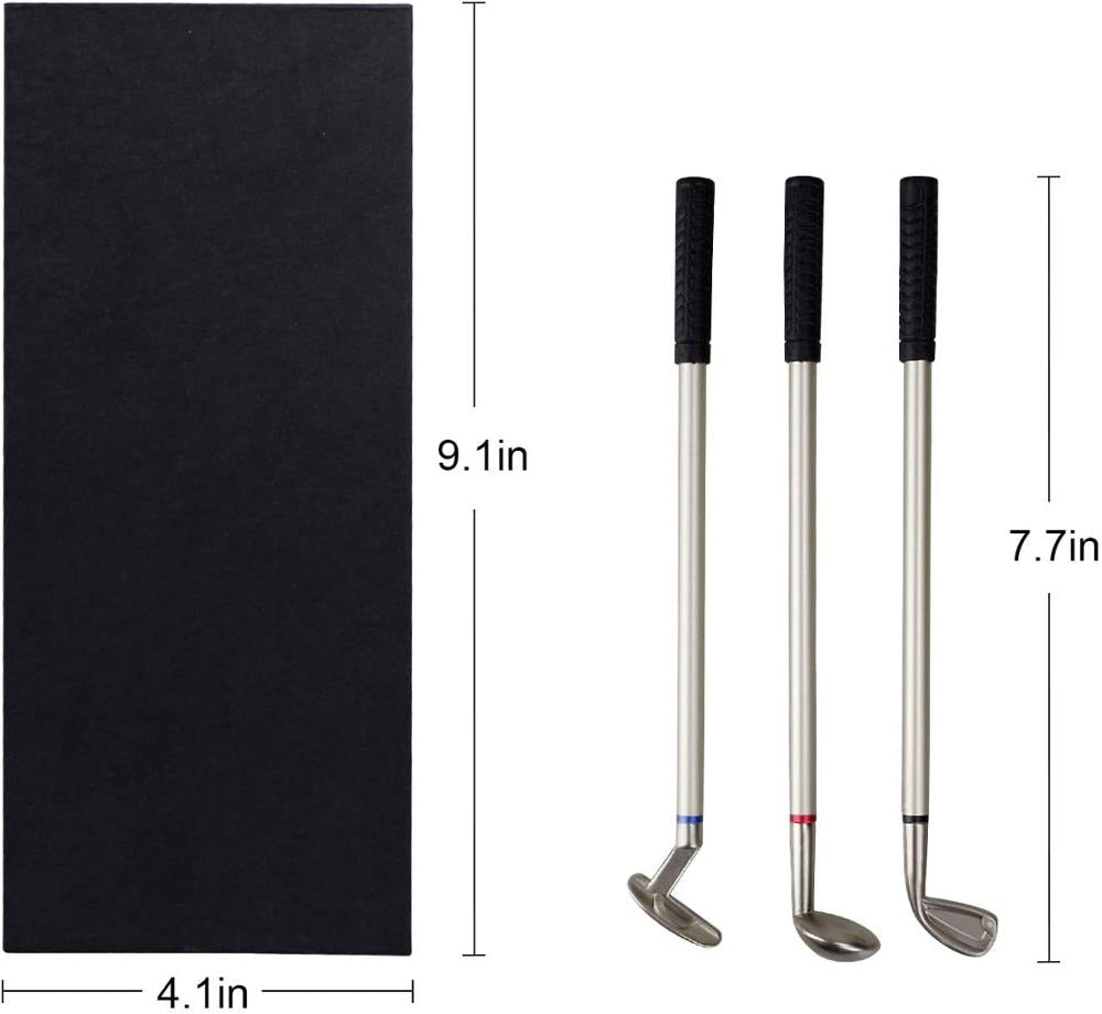 Compact Golf Theme Ballpoint Pen Gift Set