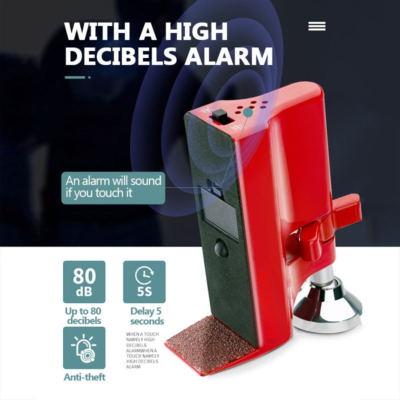Compact Travel Security Door Stop Alarm