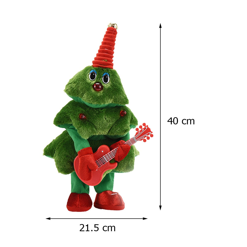 Small Musical Christmas Tree Figurine Decorations