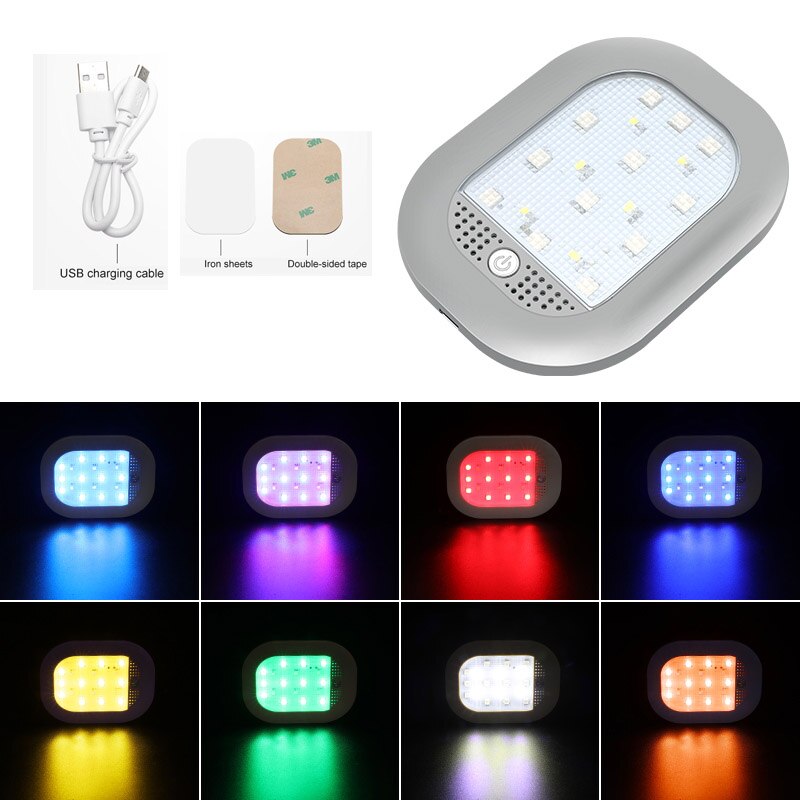 Colorful Car Interior RGB Roof Lamp Kit