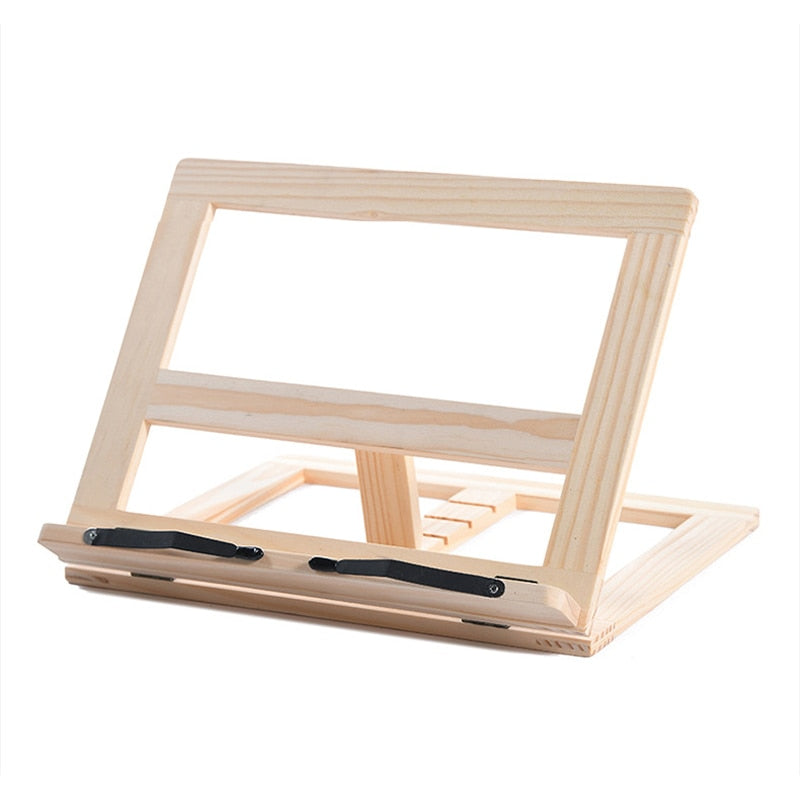 Ergonomic Wooden Tablet Holder Stand