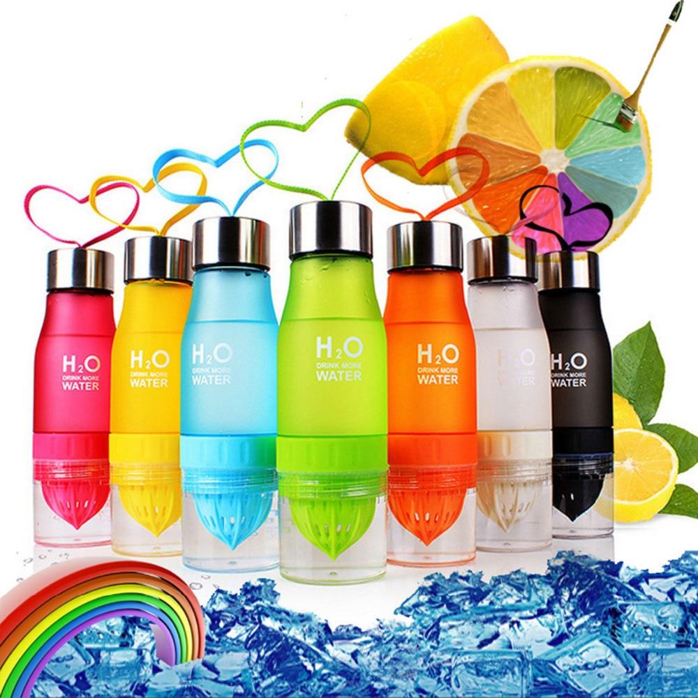 Flavor Infusion Water Bottle with Fruit Strainer