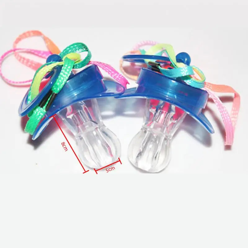 Colorful LED Baby Pacifier with Soft Glow
