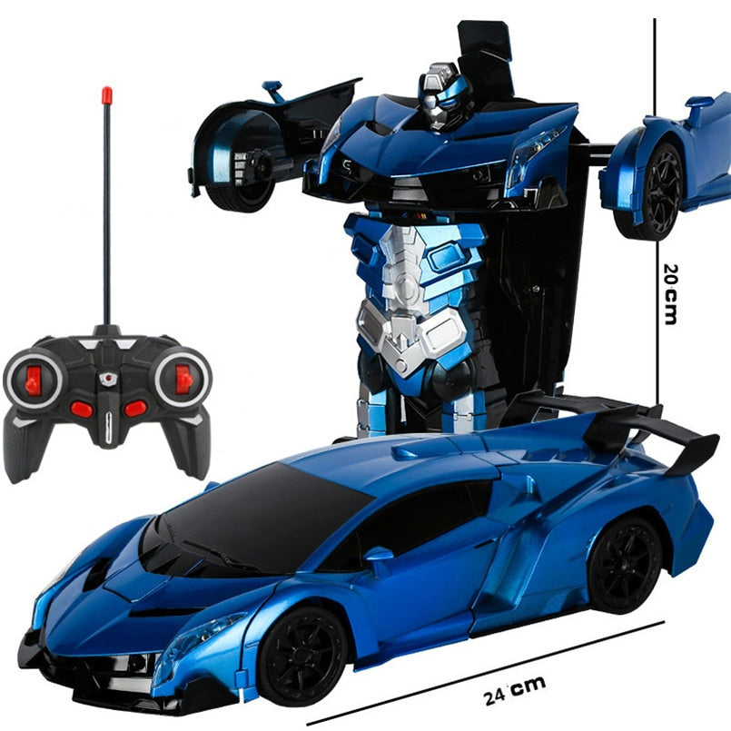 Turbo 2-in-1 Remote Control Transforming Car Toy