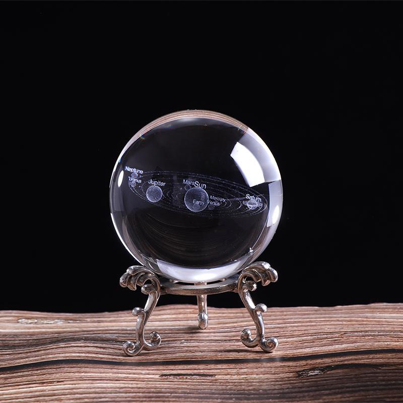 Colorful Glow in Dark Crystal Orb