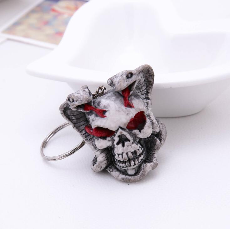 Unique Goth Style Skeleton Keychain