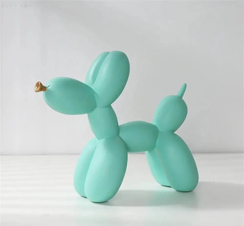 Inflated Golden Dog Balloon Decoration