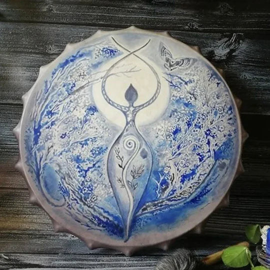 Unique Wooden Tribal Drum