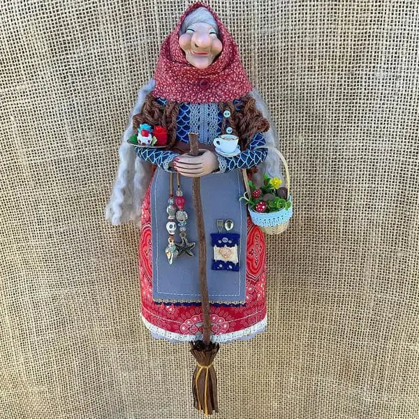 Lucky Handmade Kitchen Witch Decoration