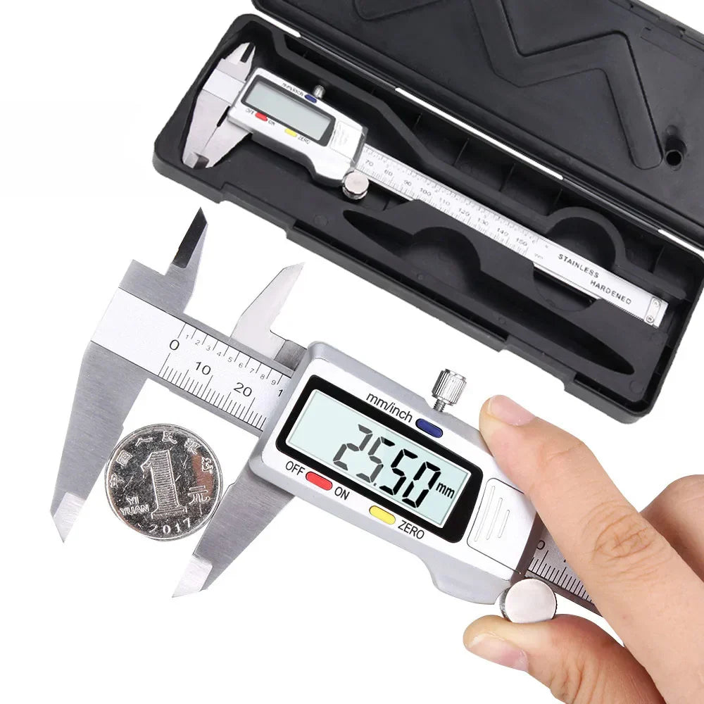 Precise Stainless Steel Digital Caliper 6 Inch