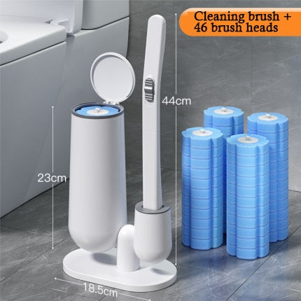 Easy Clean Disposable Toilet Brush Kit