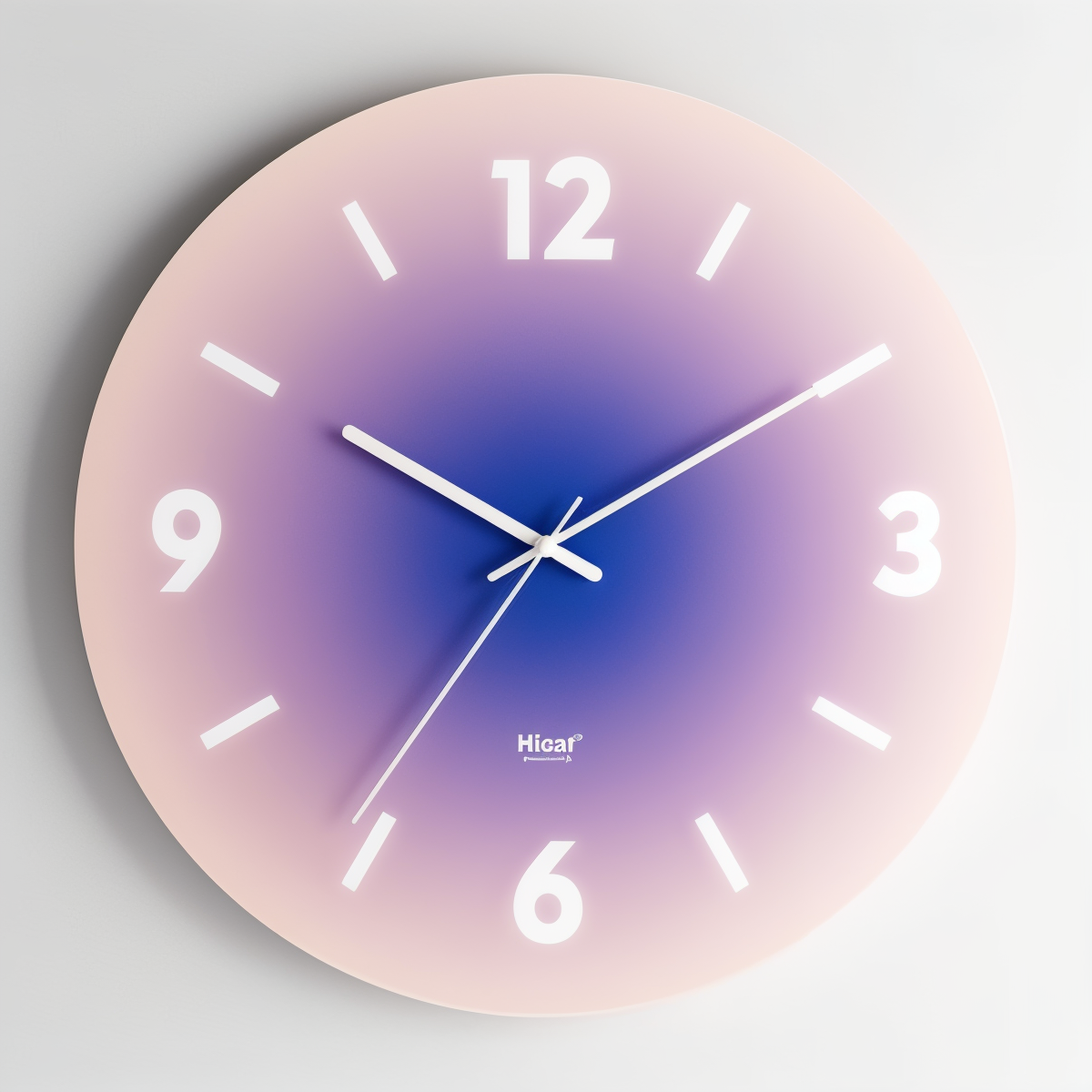 Colorful Silent Round Wall Clock