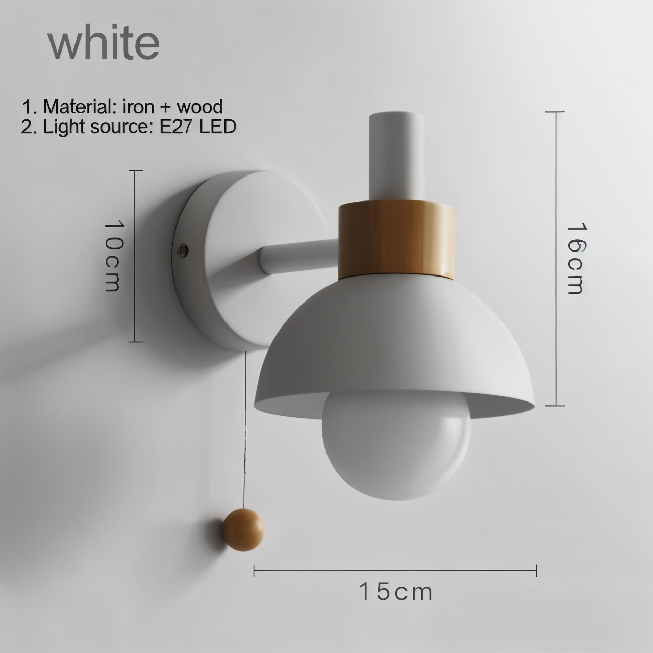 Stylish Wall Lamp Macaron Indoor Light Fixtures
