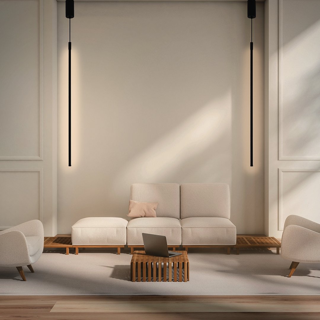Bright Dimmable LED Hanging Light with Remote