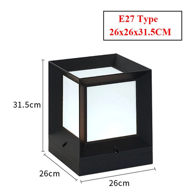 Illuvia | Elegant Modern Outdoor Light Fixture for Gates and Driveways 8