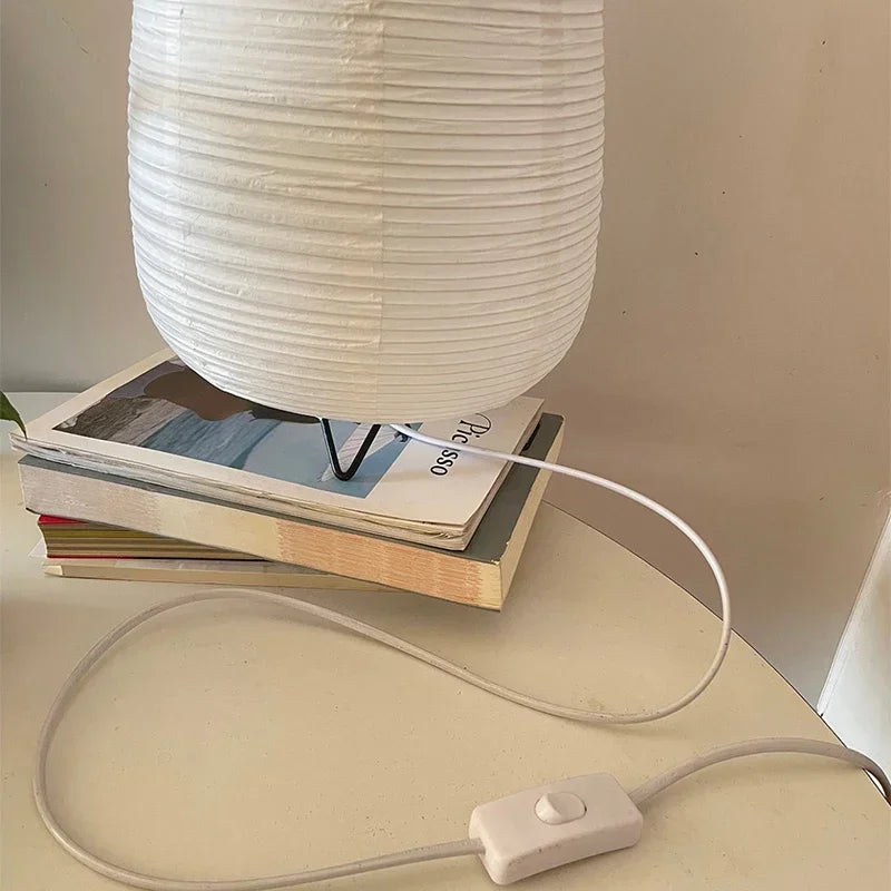 Traditional Rice Paper Table Lamp