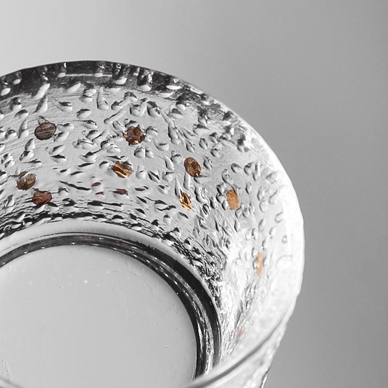 Luxury Gold Whiskey Tumbler Glass