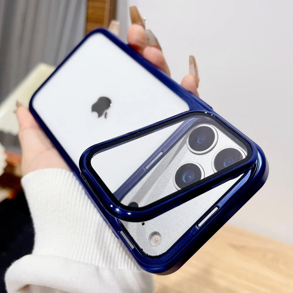 Slim Protective iPhone 17 Case with Adjustable Camera Stand