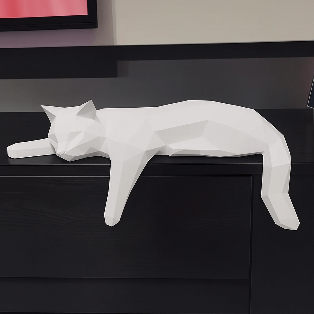 Unique Cat Figurine Stylish Home Decoration - Fesara
