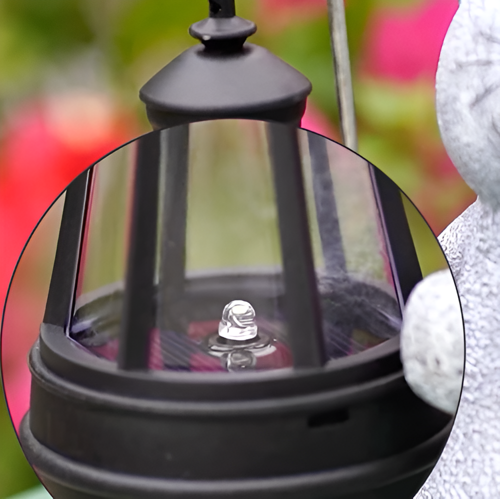 LunaGlow | Charming Hand-Painted Solar Cat Garden Statue for Outdoor Décor 7