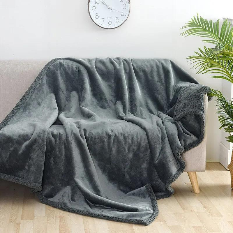 Fesara Waterproof Throw Blanket - Soft Reversible Design
