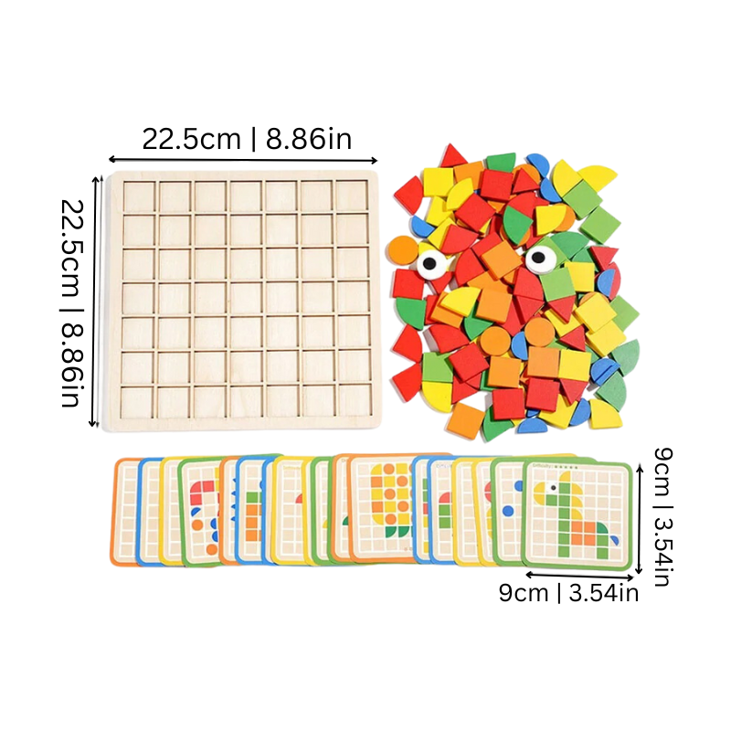 Colorful Patterned Throw Pillow